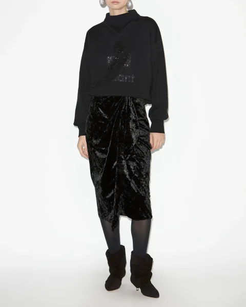 Sweatshirt Glitter Moby - Femme - Noir - Taille 42 - Marant Étoile