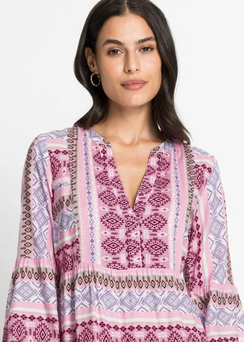 Robe-tunique en viscose fluide