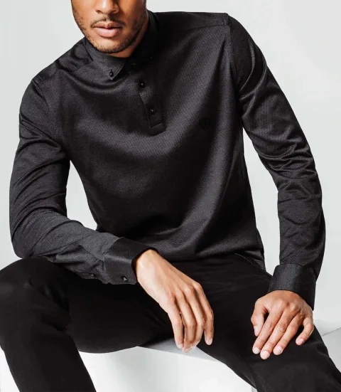 IZAC - Polo jersey anthracite