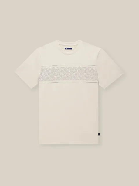IZAC - T-shirt à poche beige