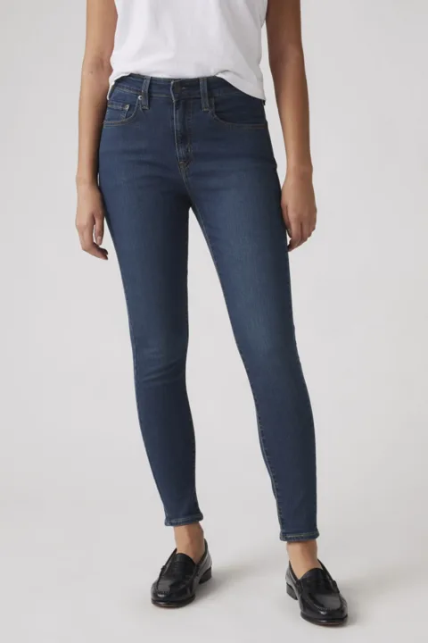 Levi's Jean Skinny 721 À Taille Haute - Femme - Noir / Black Worn In - 25X32