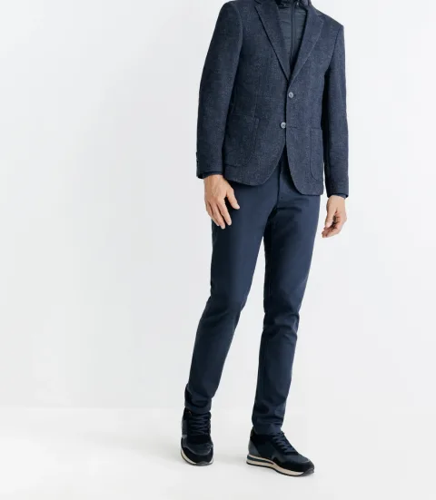 IZAC - Veste casual en maille marine