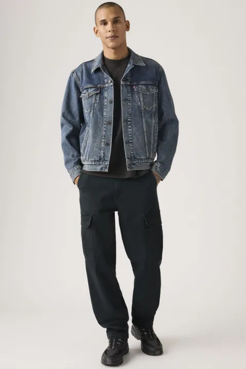 Levi's Pantalon XX Cargo Taper - Homme - Noir / Mineral Black Twill - 38X34