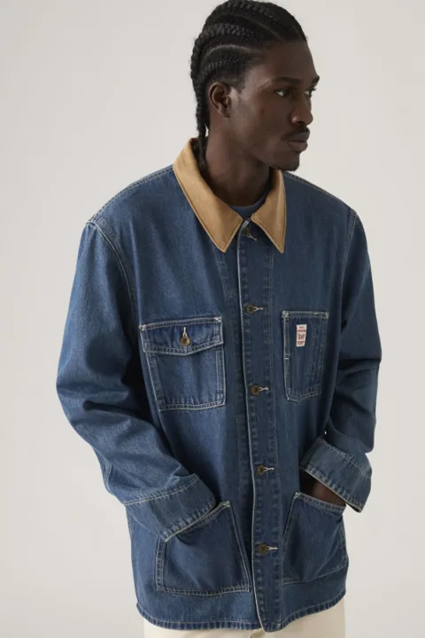Levi's Veste Chore Berkley - Homme - Bleu / Mornin Classical T - XS