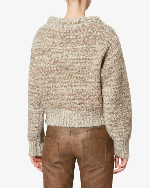 Pull Dorota - Femme - Écru-bronze - Taille 40