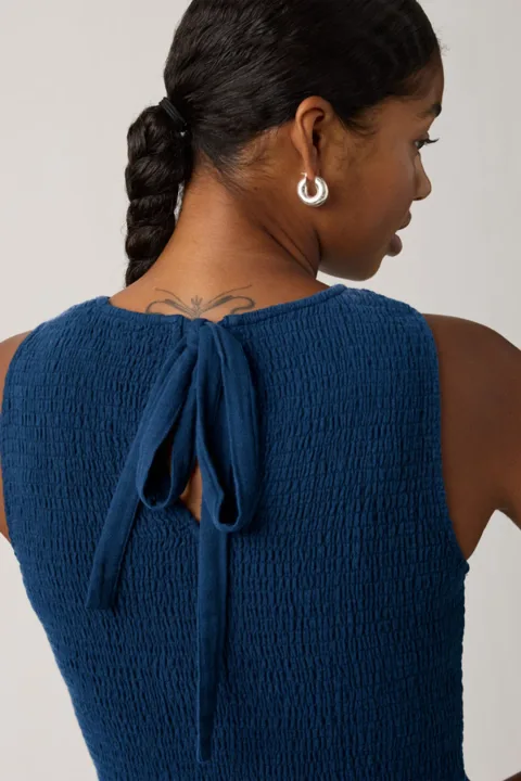 Levi's Robe À Smocks Cely - Femme - Bleu / Chill Lagoon - XS