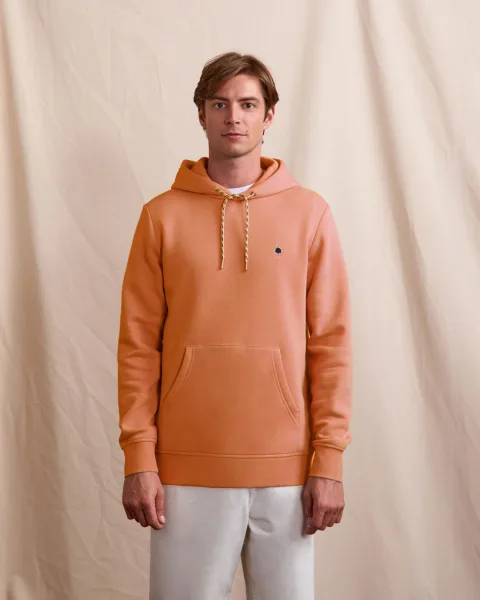 Sweat à capuche brique clair - DIRAC