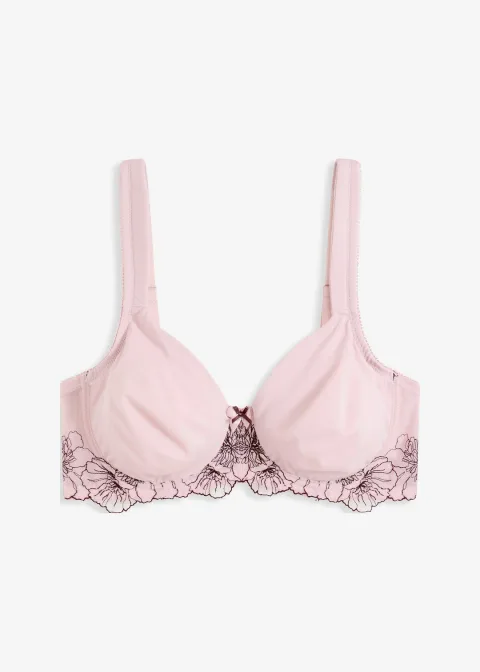 Soutien-gorge minimiseur à broderies