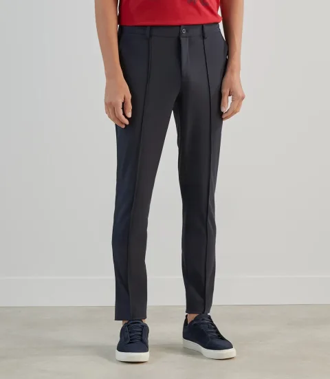 IZAC - Pantalon ville en tissu technique marine