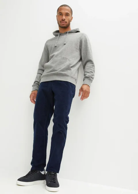 Pantalon jogger Regular en velours côtelé, droit