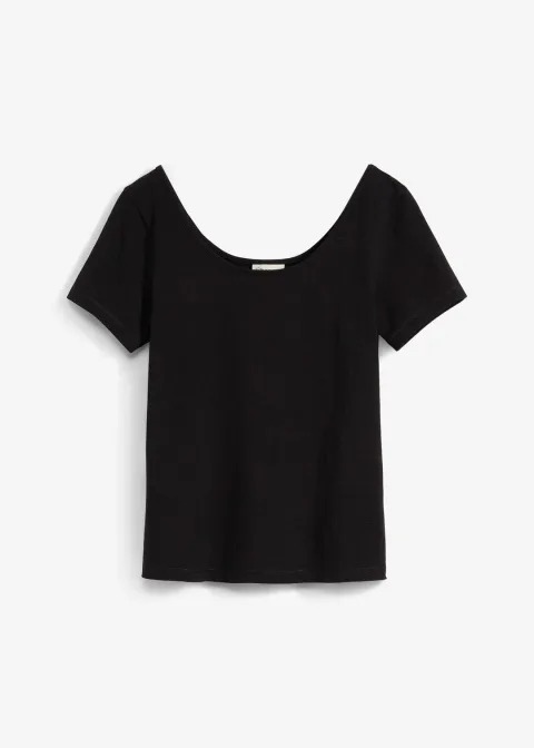 T-shirt à décolleté dos plongeant