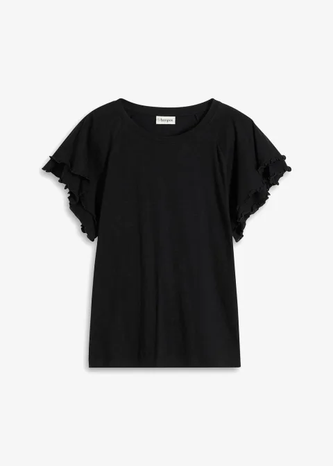 T-shirt à manches fantaisie