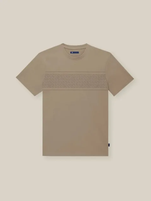 IZAC - T-shirt à poche marron