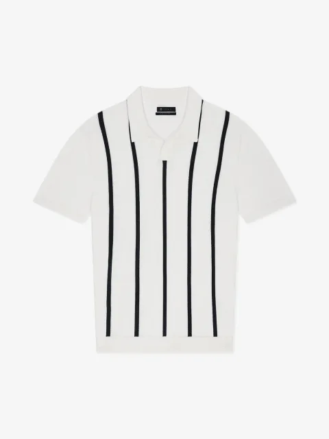 IZAC - Polo en maille blanc