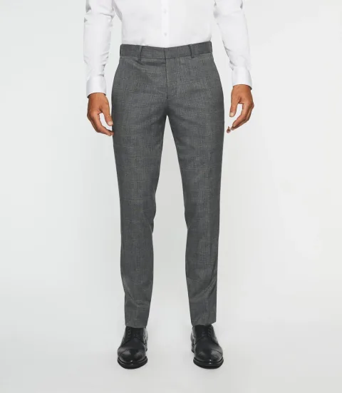 IZAC - Pantalon ville séparable à carreaux gris FSOBRE