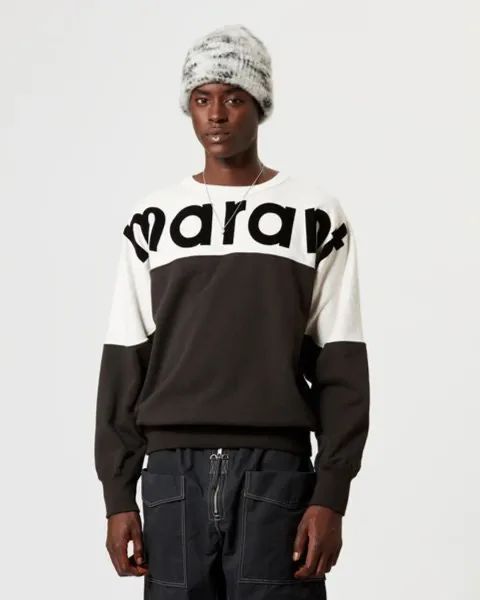 Sweatshirt Marant Howley - Homme - Noir Délavé - Taille XL