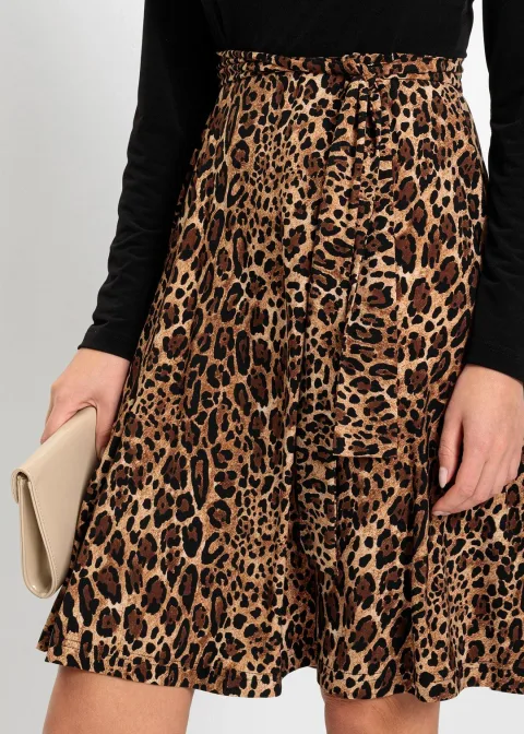 Robe courte à imprimé