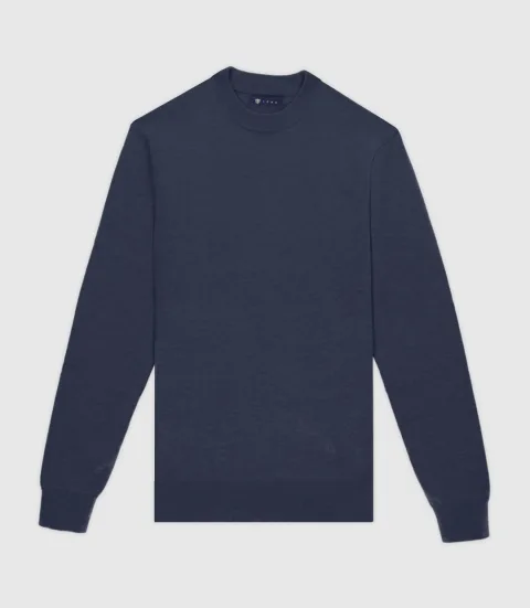 IZAC - Pull col rond MARINE