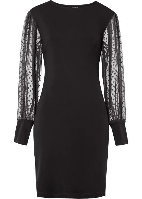 Robe en jersey de viscose mélangée