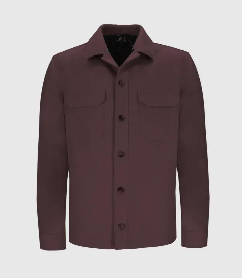 IZAC - Veste casual bordeaux DEREK