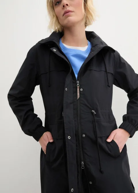Parka-trench avec grandes poches