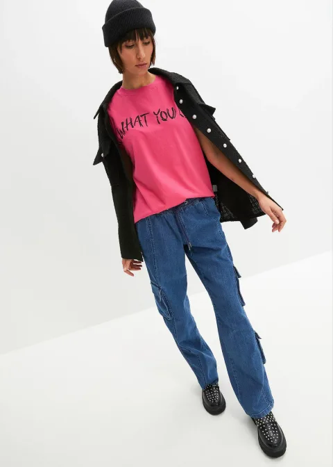 T-shirt oversize 100% coton