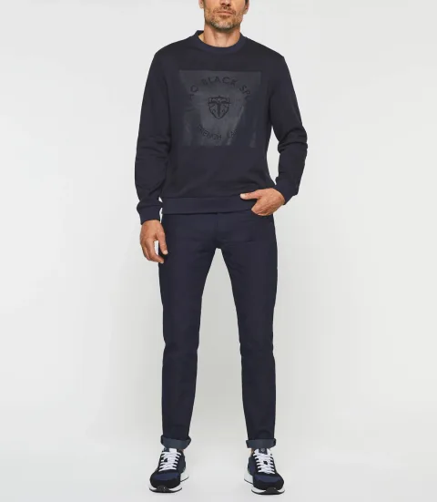 IZAC - Sweat casual marine ''Swdenzel''