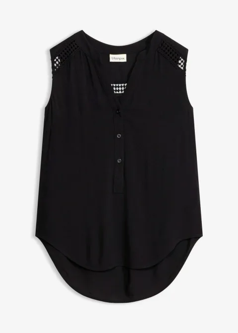 Blouse sans manches 100% viscose