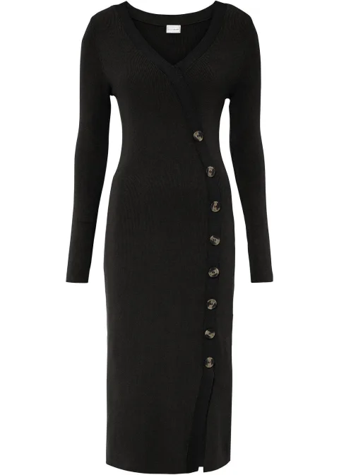 Robe en maille de viscose mélangée