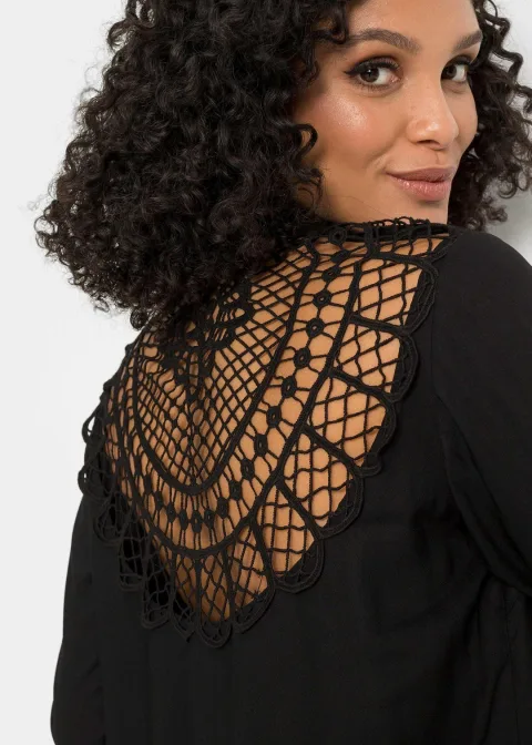 Chemisier en coton et viscose