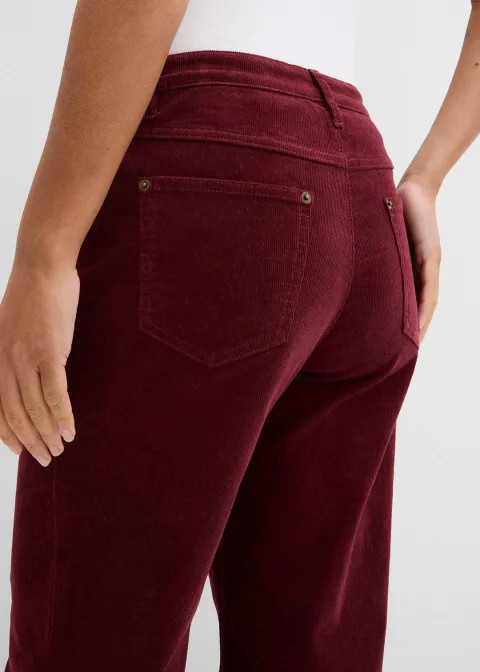 Pantalon large en velours côtelé