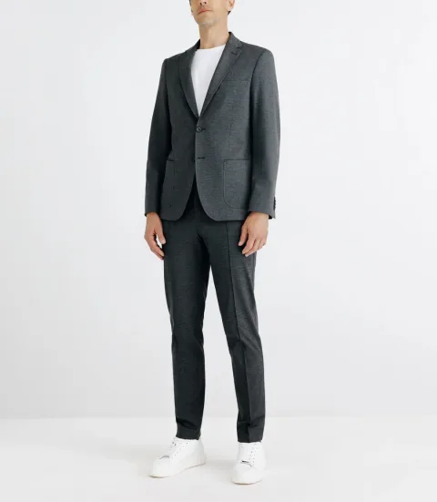 IZAC - Veste ville en maille grise