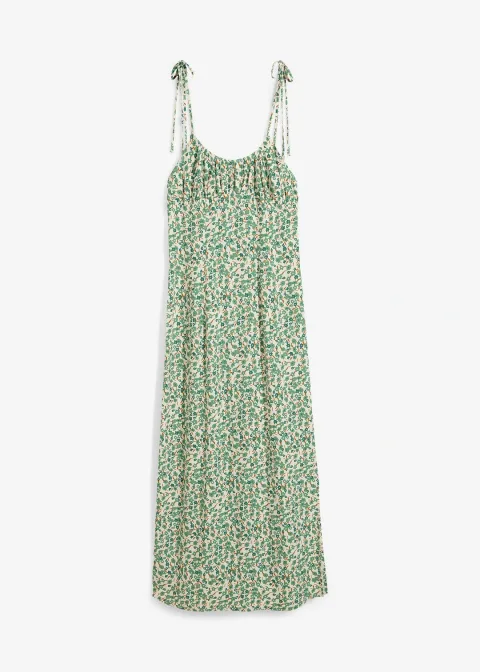 Robe à bretelles en viscose fluide