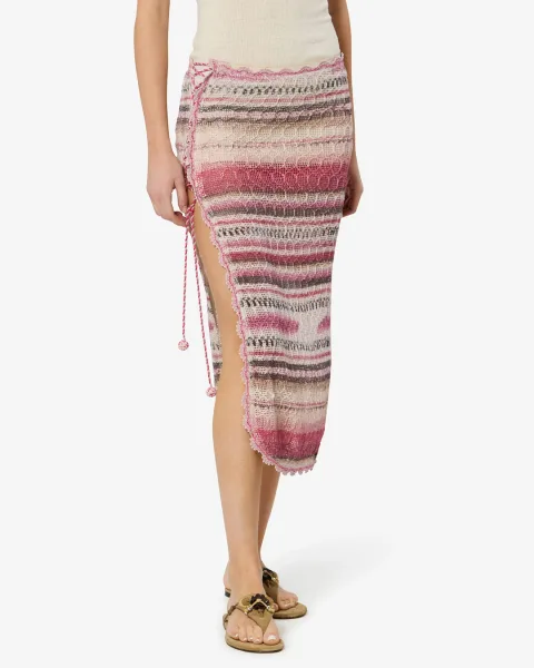 Jupe Noryane - Femme - Rose - Taille 42