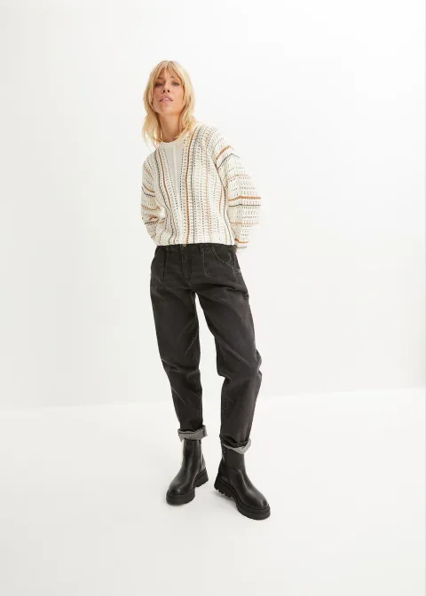 Jean Barrel, taille mi-haute, extensible