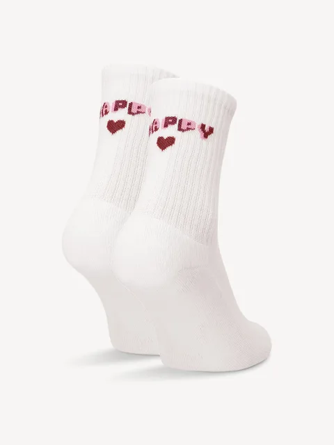 Chaussettes, lot de 1 blanc - 35-38