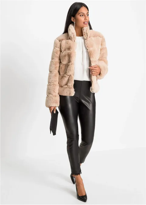 Veste zippée en peluche