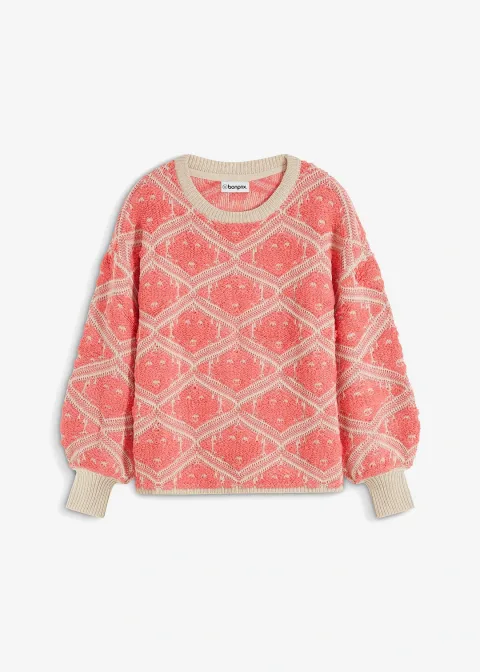 Pull en maille boxy