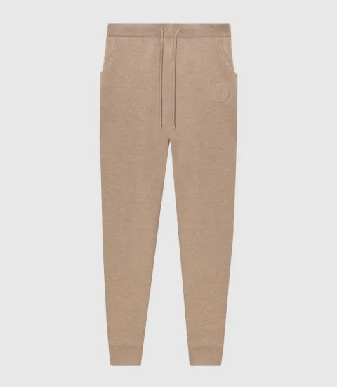 IZAC - Jogging maille embosse beige