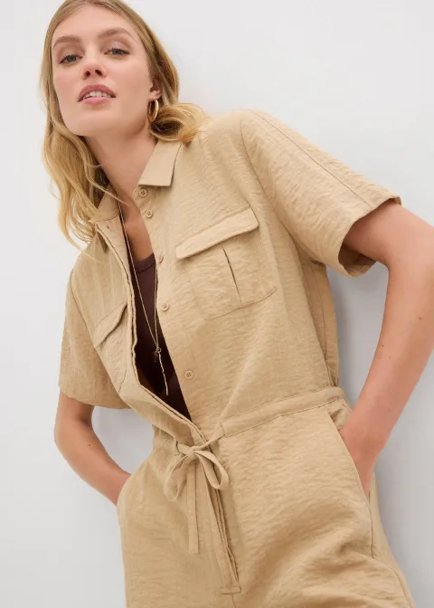 Combishort en viscose mélangée