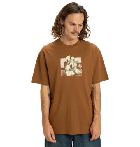 Rose And Thorn Star - T-shirt à manches courtes Marron Homme