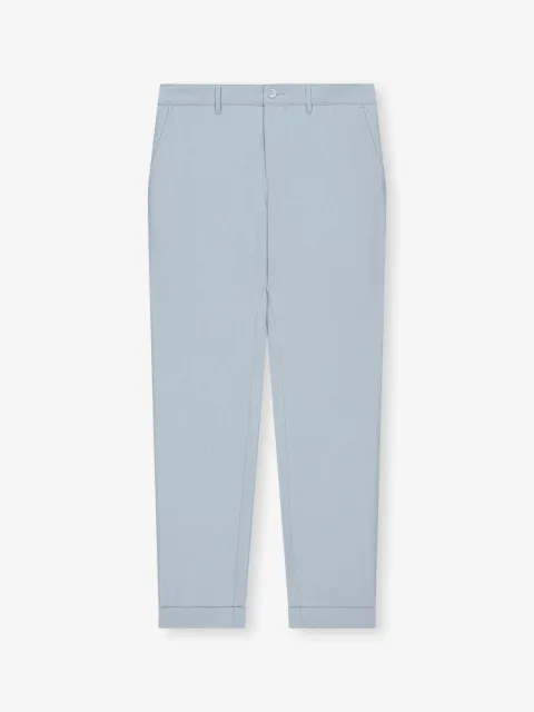 IZAC - Pantalon avec taille élastiquée bleu