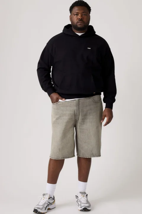 Levi's Short 469 Loose (grandes Tailles) - Homme - Gris / A Look Back - 50