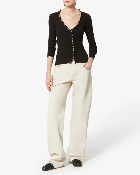 Cardigan Izae - Femme - Écru - Taille 42