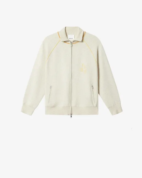 Cardigan Sergio - Homme - Gris Clair-jaune Clair - Taille XL