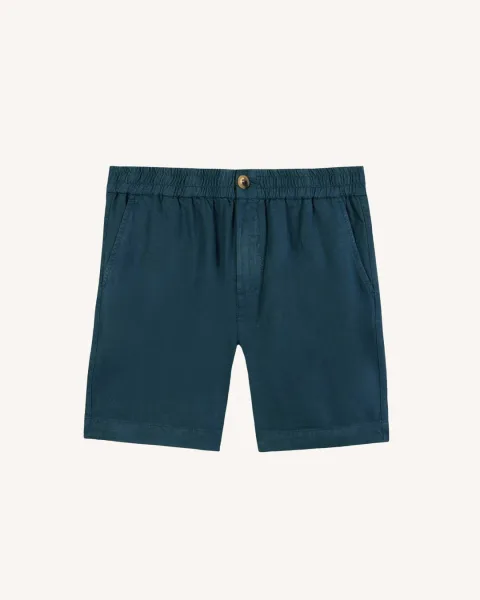Short bleu marine lyocell - CHEVRE