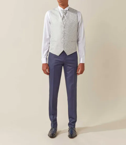 IZAC - Gilet costume de cérémonie gris ''Loic''