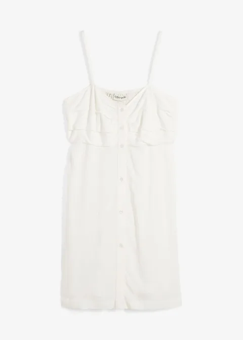 Longue blouse sans manches en viscose