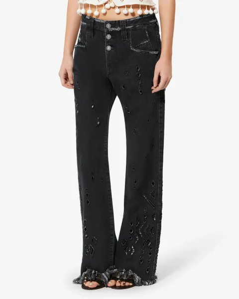 Pantalon Amia - Femme - Noir - Taille 40