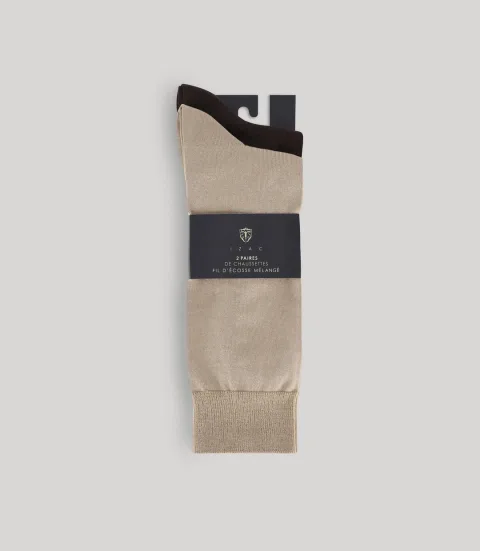 IZAC - Pack de chaussettes beige